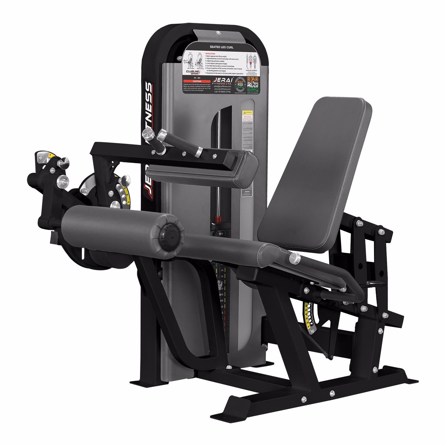 坐式腿部彎舉訓練機