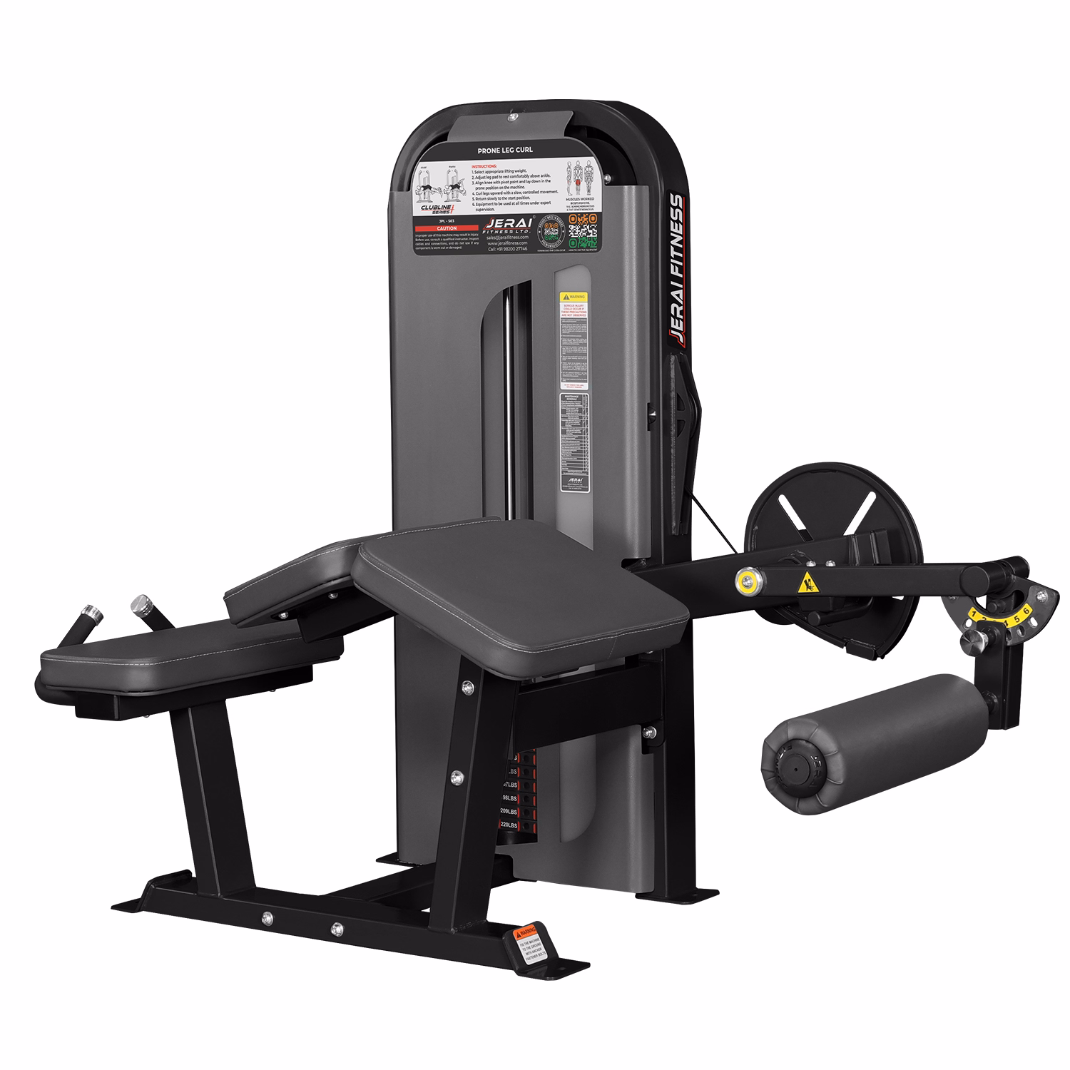 俯臥腿部彎舉訓練機