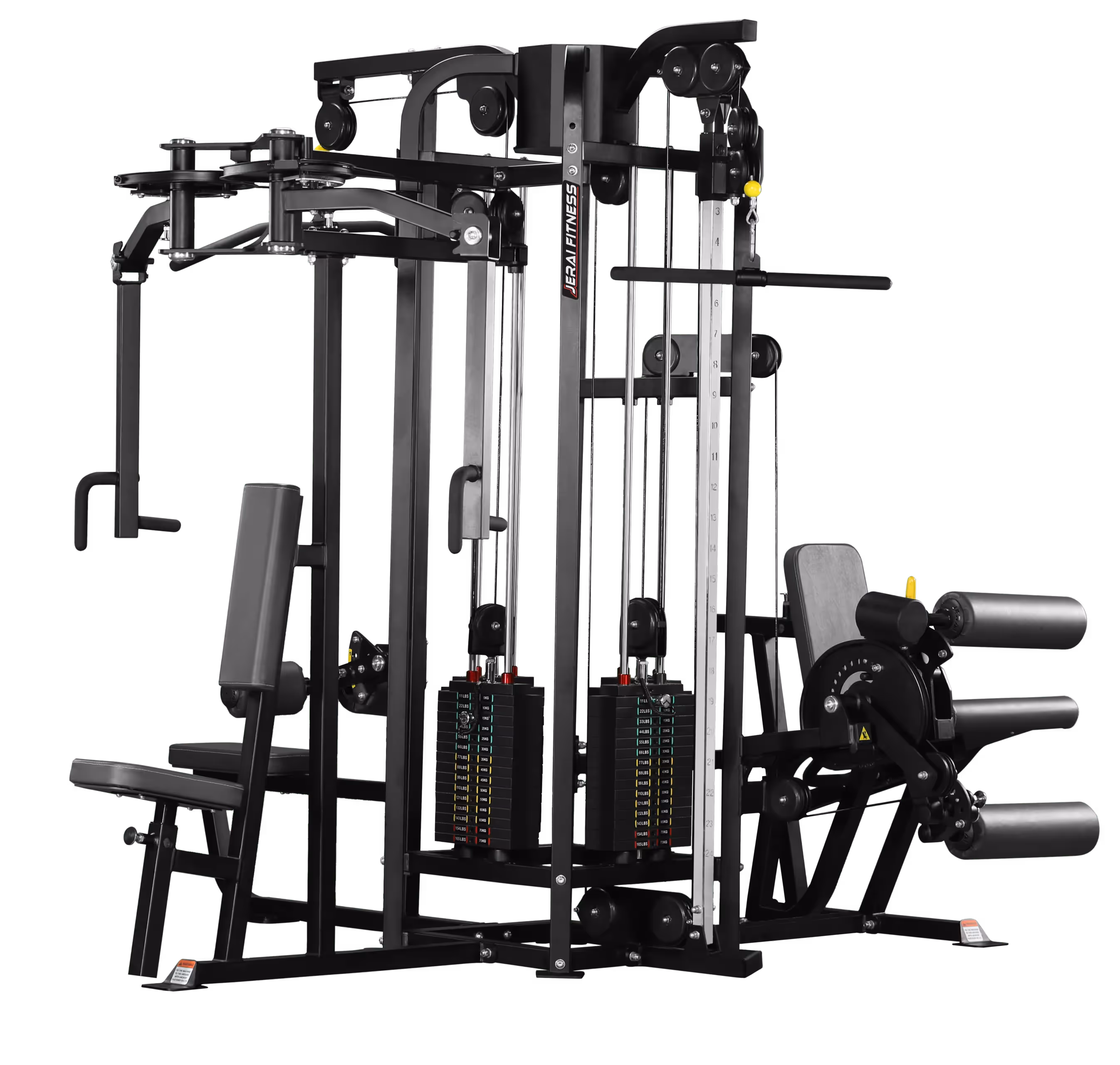 Home Gym 系列多功能綜合訓練機（含坐式腿部彎舉與伸展雙模組）